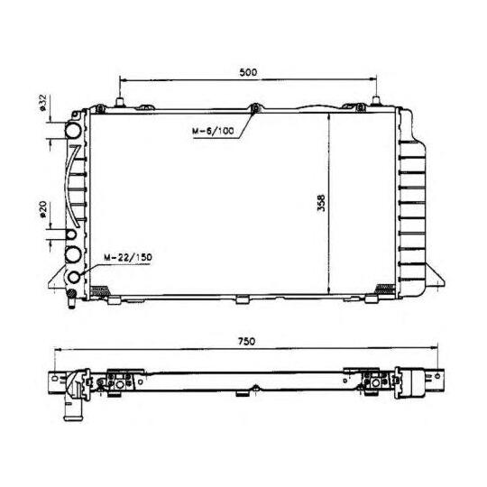 50519 - Radiator, engine cooling 