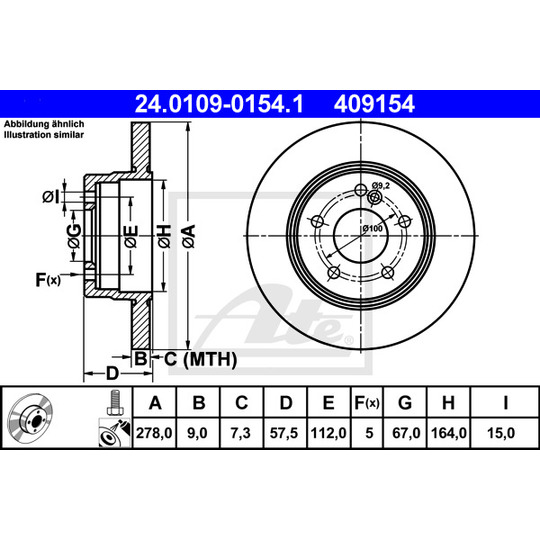 24.0109-0154.1 - Brake Disc 