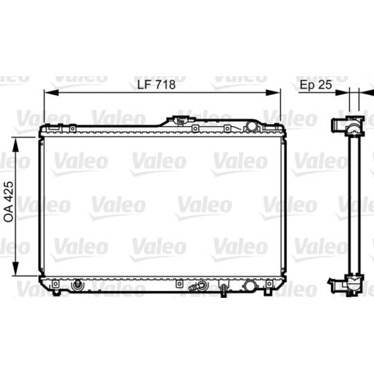 731684 - Radiaator, mootorijahutus 