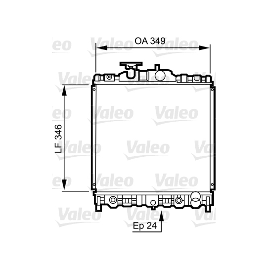 731473 - Radiator, engine cooling 