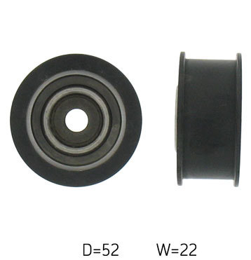 VKM 24104 - Deflection/Guide Pulley, timing belt 