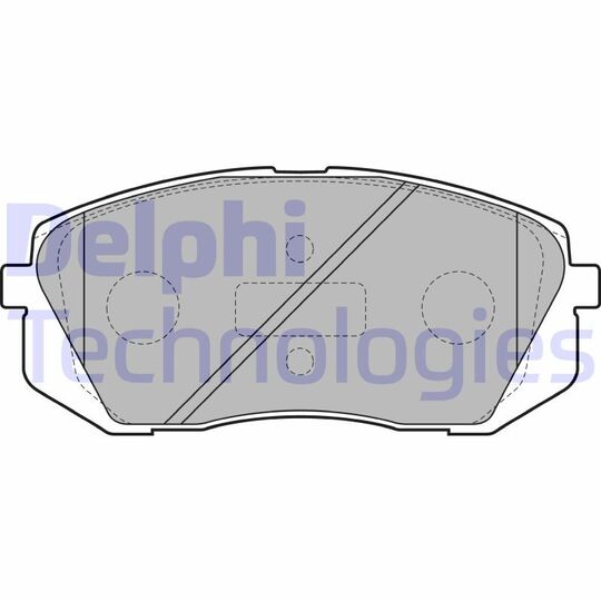 LP2050 - Brake Pad Set, disc brake 