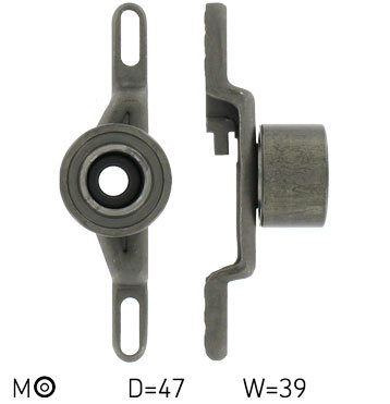 VKM 14200 - Tensioner Pulley, timing belt 