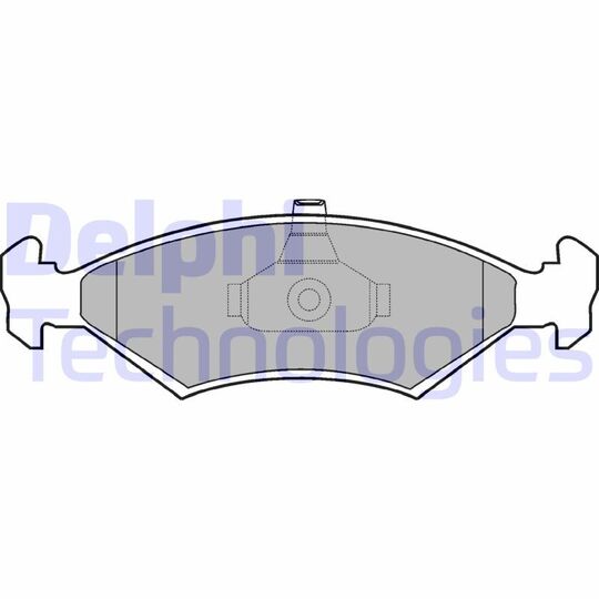 LP1604 - Brake Pad Set, disc brake 