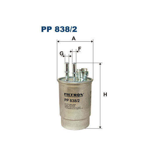 PP 838/2 - Bränslefilter 