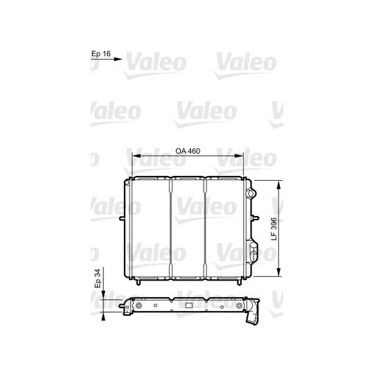 730183 - Radiator, engine cooling 