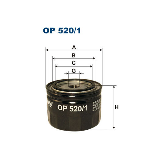 OP 520/1 - Oil filter 