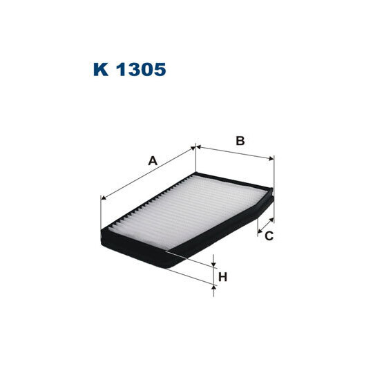 K 1305 - Filter, interior air 
