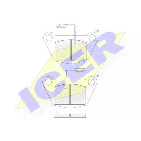 141456 - Brake Pad Set, disc brake 