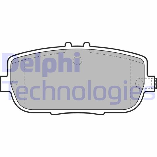 LP2027 - Brake Pad Set, disc brake 