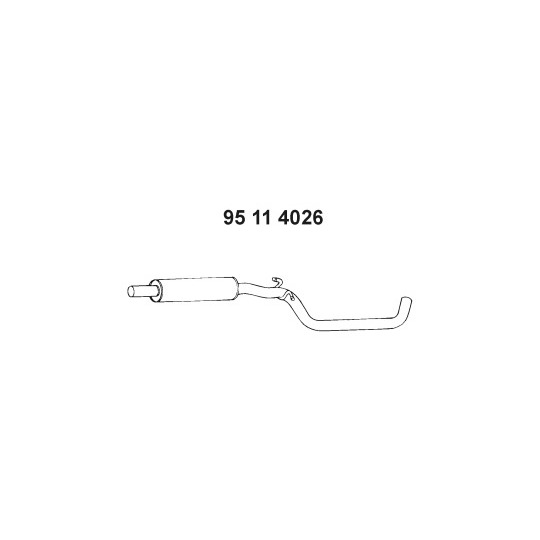 95 11 4026 - Middle Silencer 