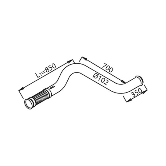 21175 - Exhaust pipe 