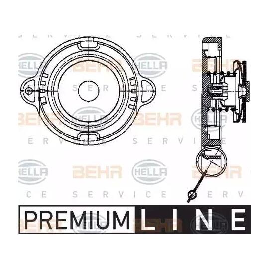 8MY 376 742-001 - Sealing Cap, radiator 