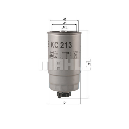 KC 213 - Bränslefilter 