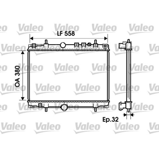 734281 - Radiator, engine cooling 