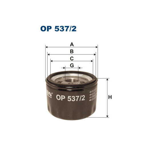 OP 537/2 - Oil filter 