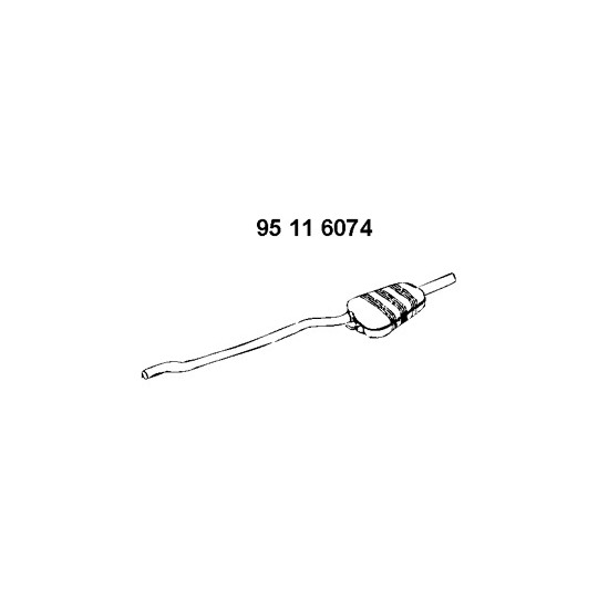 95 11 6074 - Middle Silencer 