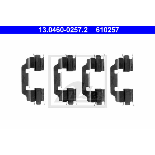 13.0460-0257.2 - Accessory Kit, disc brake pad 