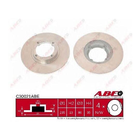 C30021ABE - Brake Disc 