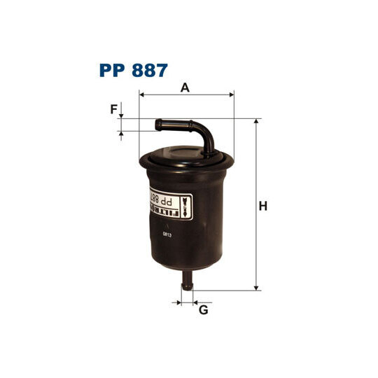 PP 887 - Fuel filter 