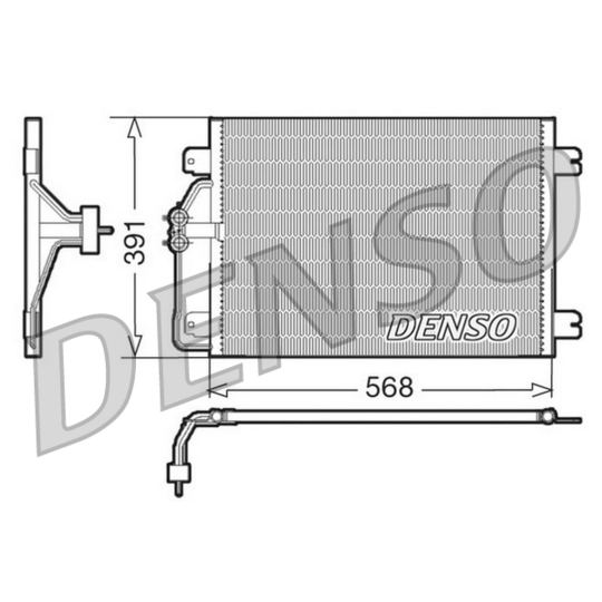 DCN23010 - Condenser, air conditioning 