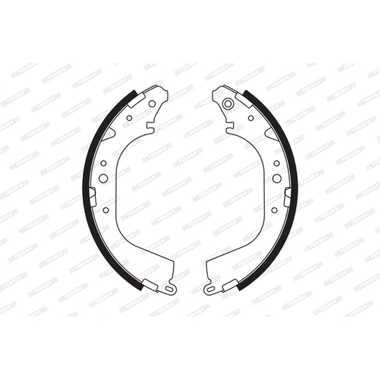 FSB559 - Brake Shoe Set 