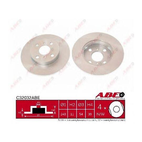 C32032ABE - Brake Disc 