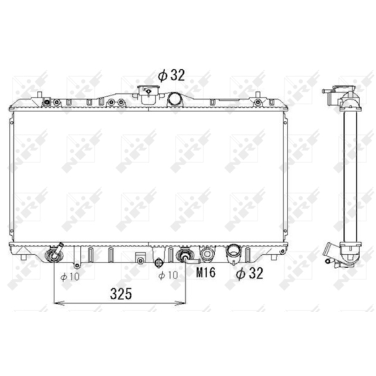 556708 - Radiator, engine cooling 