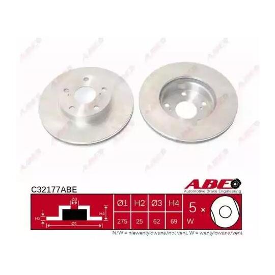 C32177ABE - Brake Disc 