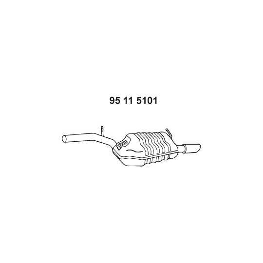 95 11 5101 - End Silencer 