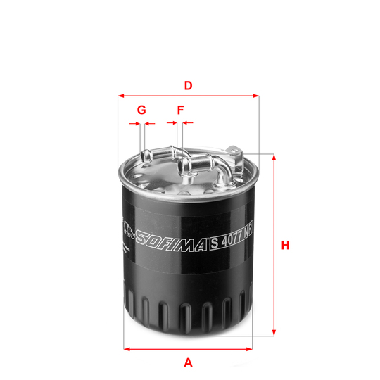 S 4077 NR - Fuel filter 