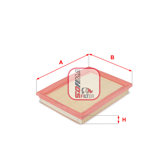 S 0802 A - Air filter 