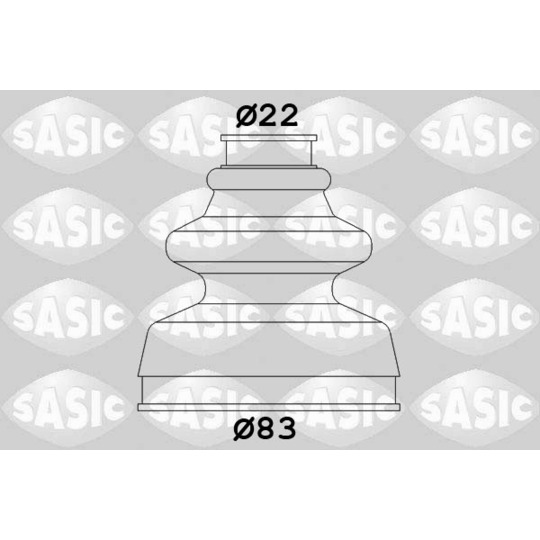 2933653 - Bellow Set, drive shaft 