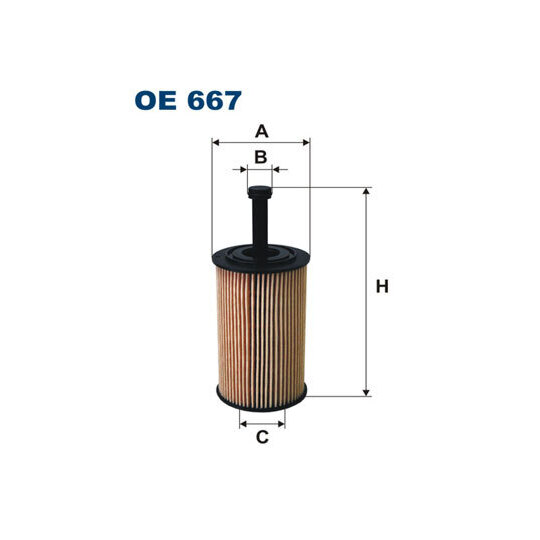 OE 667 - Oil filter 