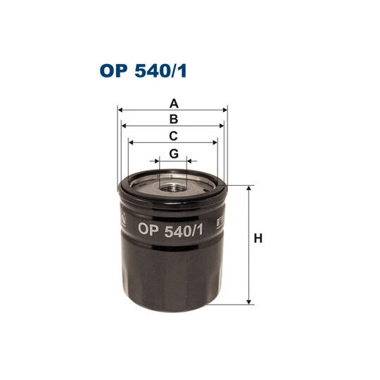 OP 540/1 - Oil filter 