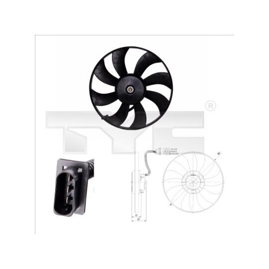 837-0021 - Fan, radiator 