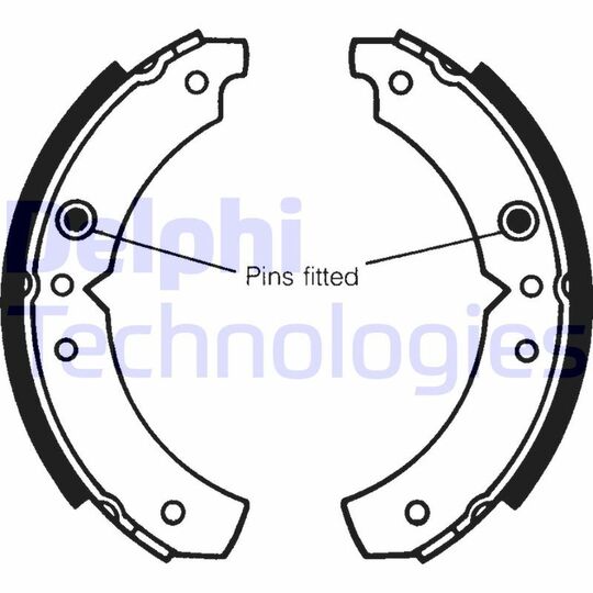 LS1045 - Brake Shoe Kit 