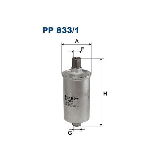 PP 833/1 - Fuel filter 