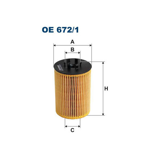 OE 672/1 - Oil filter 