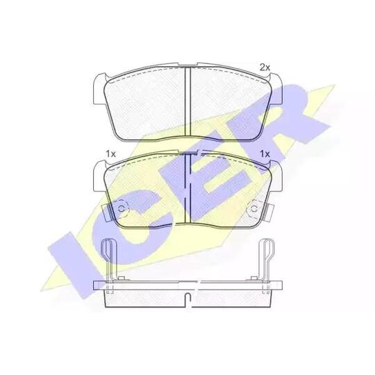 181452 - Brake Pad Set, disc brake 