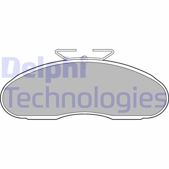 LP1098 - Brake Pad Set, disc brake 