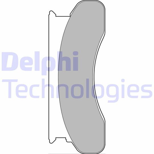 LP1667 - Brake Pad Set, disc brake 