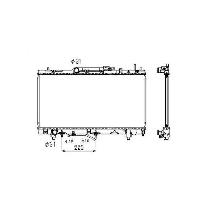 53346 - Radiator, engine cooling | Spareto