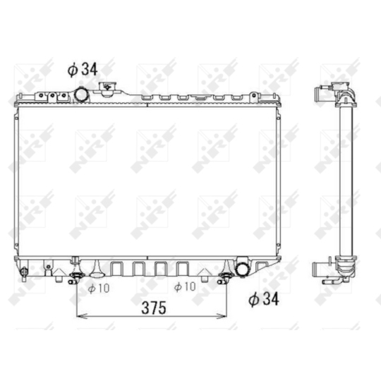 53334 - Radiator, engine cooling 