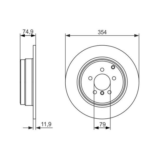 0 986 479 612 - Brake Disc 