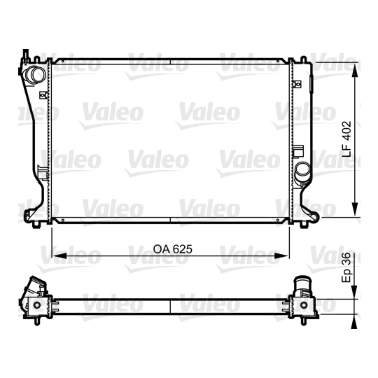 735573 - Radiator, engine cooling 