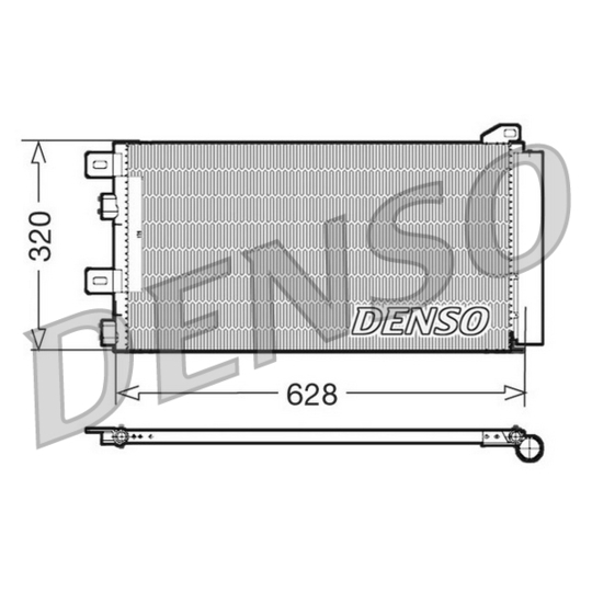 DCN05101 - Condenser, air conditioning 