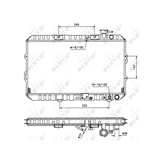 516354 - Radiator, engine cooling 