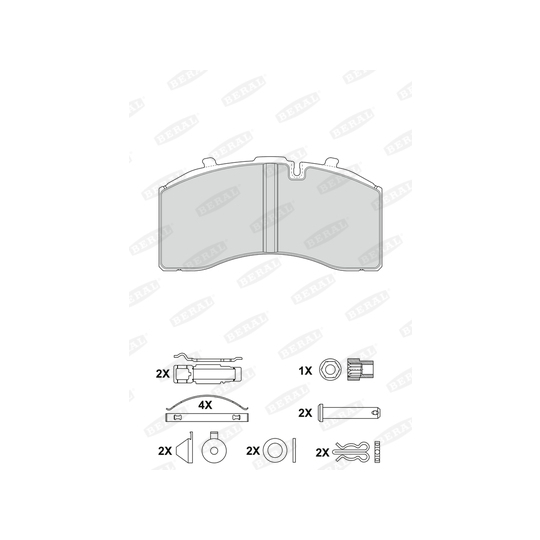 2915830004145504 - Brake Pad Set, disc brake 