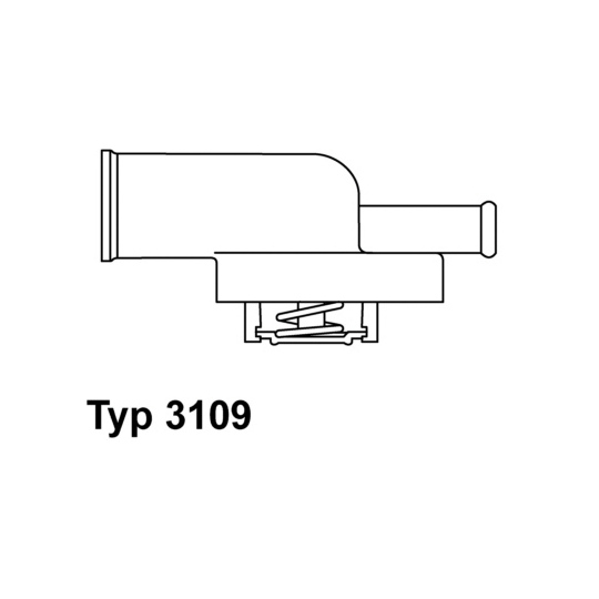 3109.87D - Termostat, kylvätska 